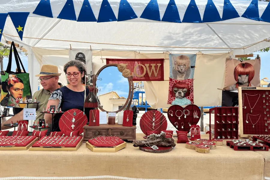 Stalls at Europe Day Palmanova