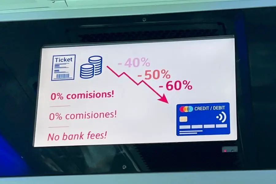 No bank fees on TIB buses