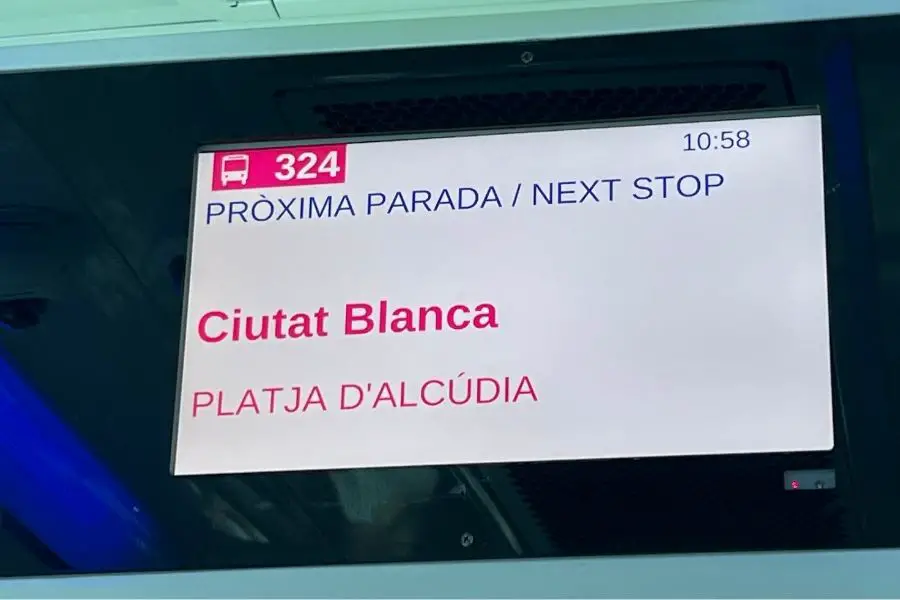 When you've arrived at your TIB bus destination