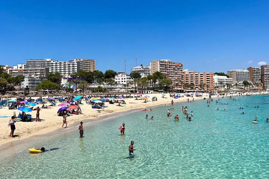 Magaluf beach Summer 2022