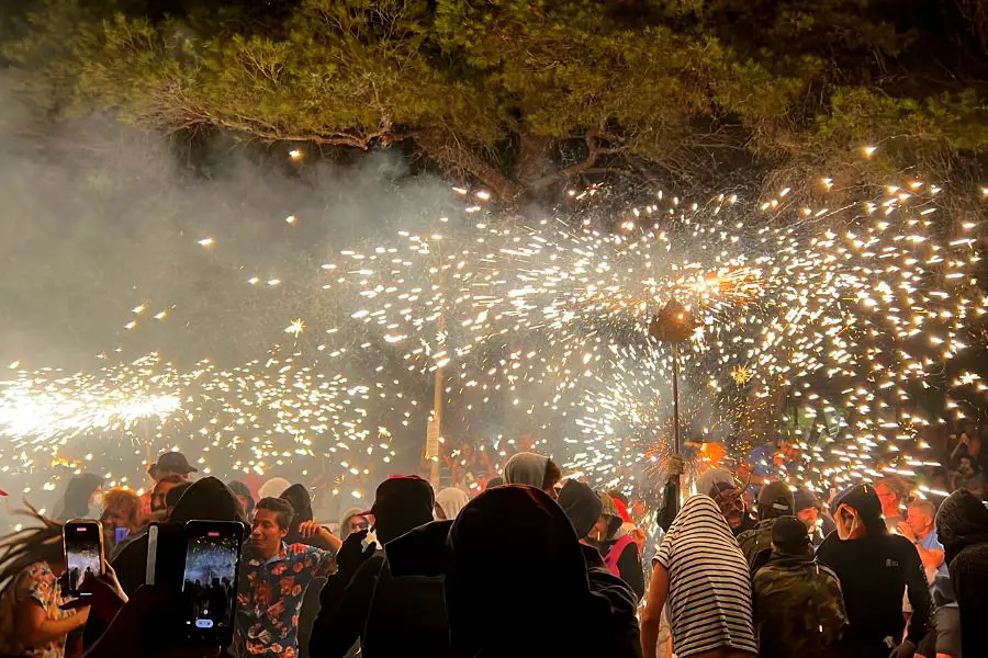 The Correfoc in Santa Ponsa