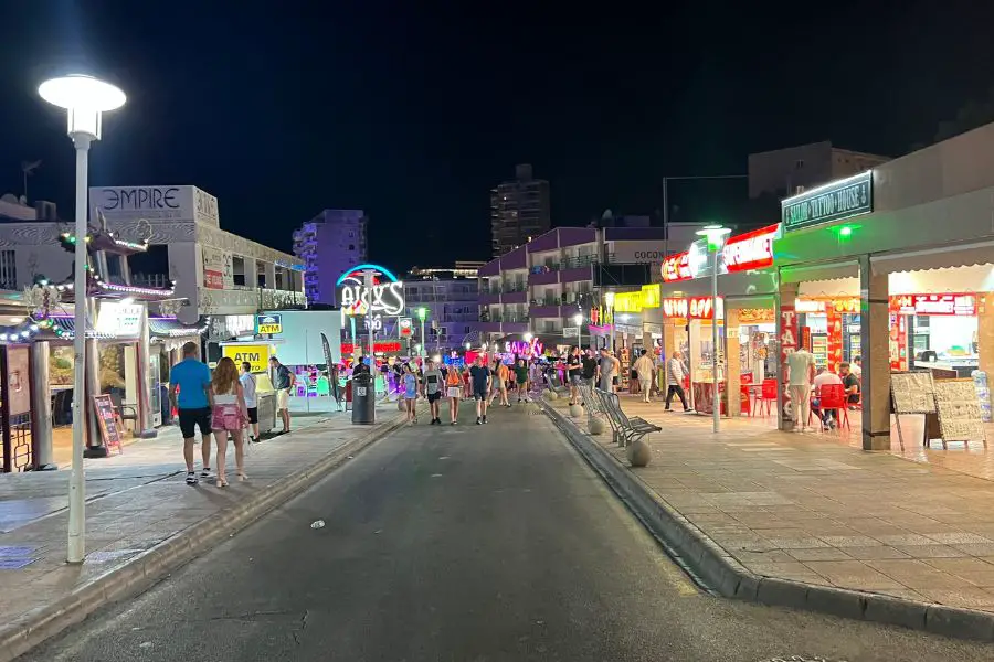 Magaluf Strip is it busy