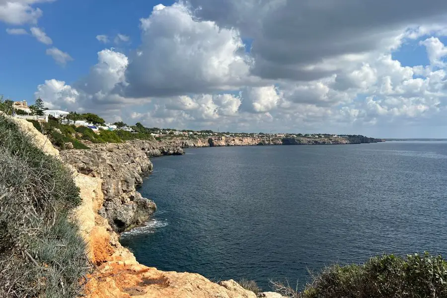 views from Cala Pi