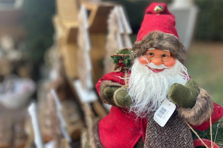 Santa for Sale Puerto Portals Christmas Market Mallorca