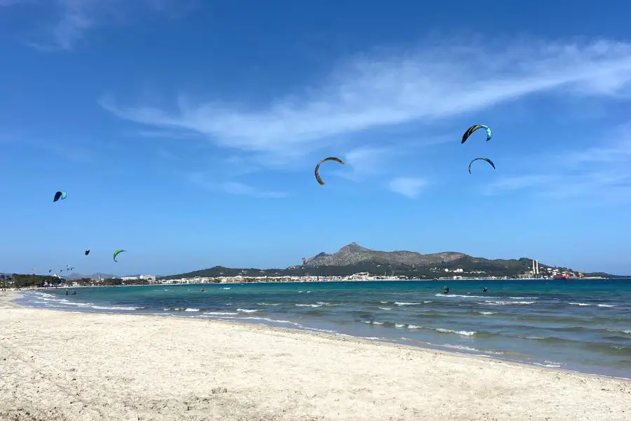 kite surfing alcudia mallorca