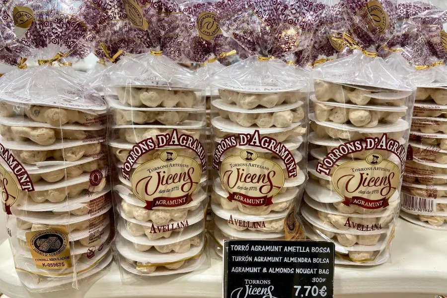 Turrones for sale in Palma de Mallorca