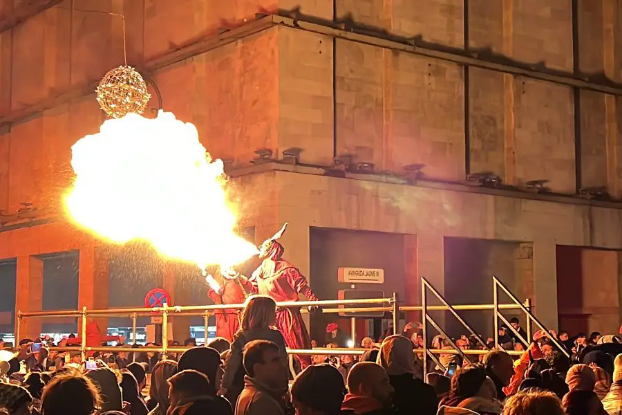 the Correfoc Palma de Mallorca