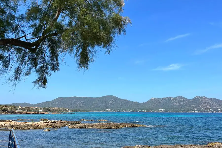 Amazing views from the Cala Bona Cala Millor bike path