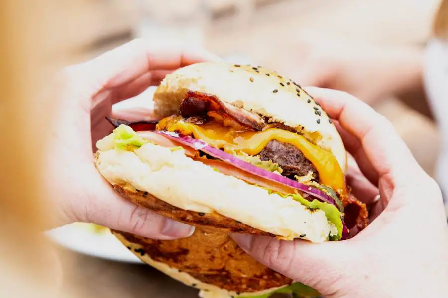 Blackbeards Beach Bar & Grill homemade burger