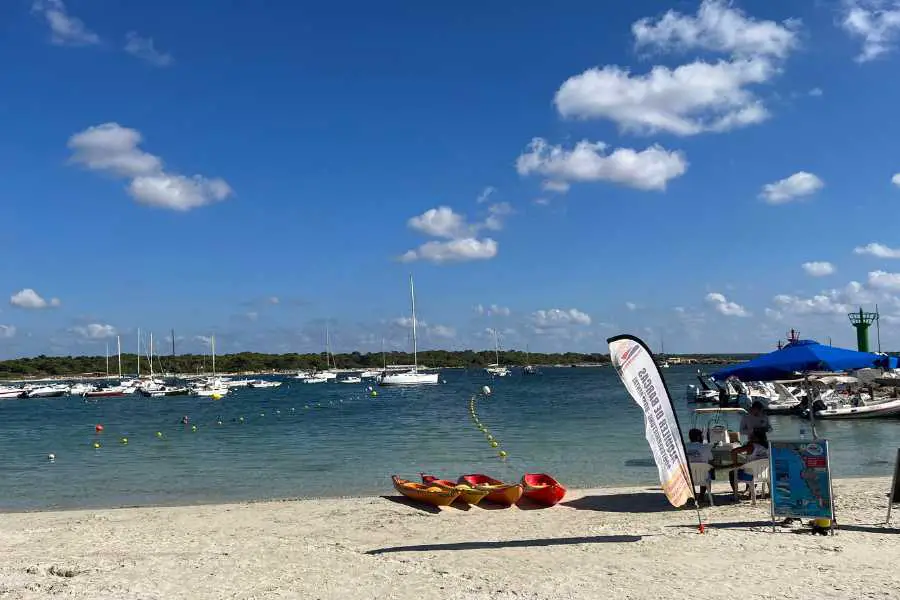 Playa Es Port beach colonia sant jordi