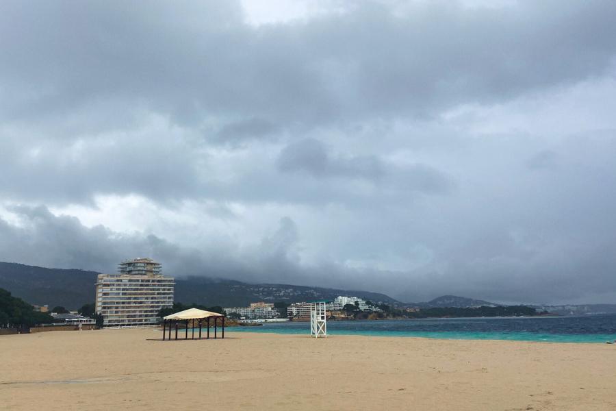 Stormy day in Palmanova in November