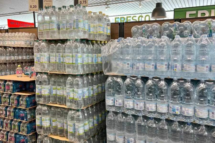 buying water in mallorca supermarkets