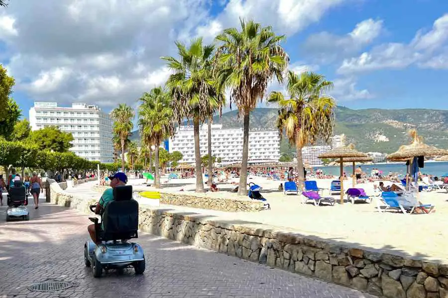 Accessibility Guide to Holidaying in Mallorca mobility scooter hire in palmanova mallorca